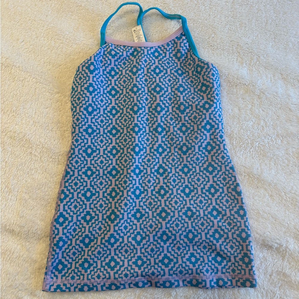 Ivivva tumblin’ tank size 10 strappy built in bra